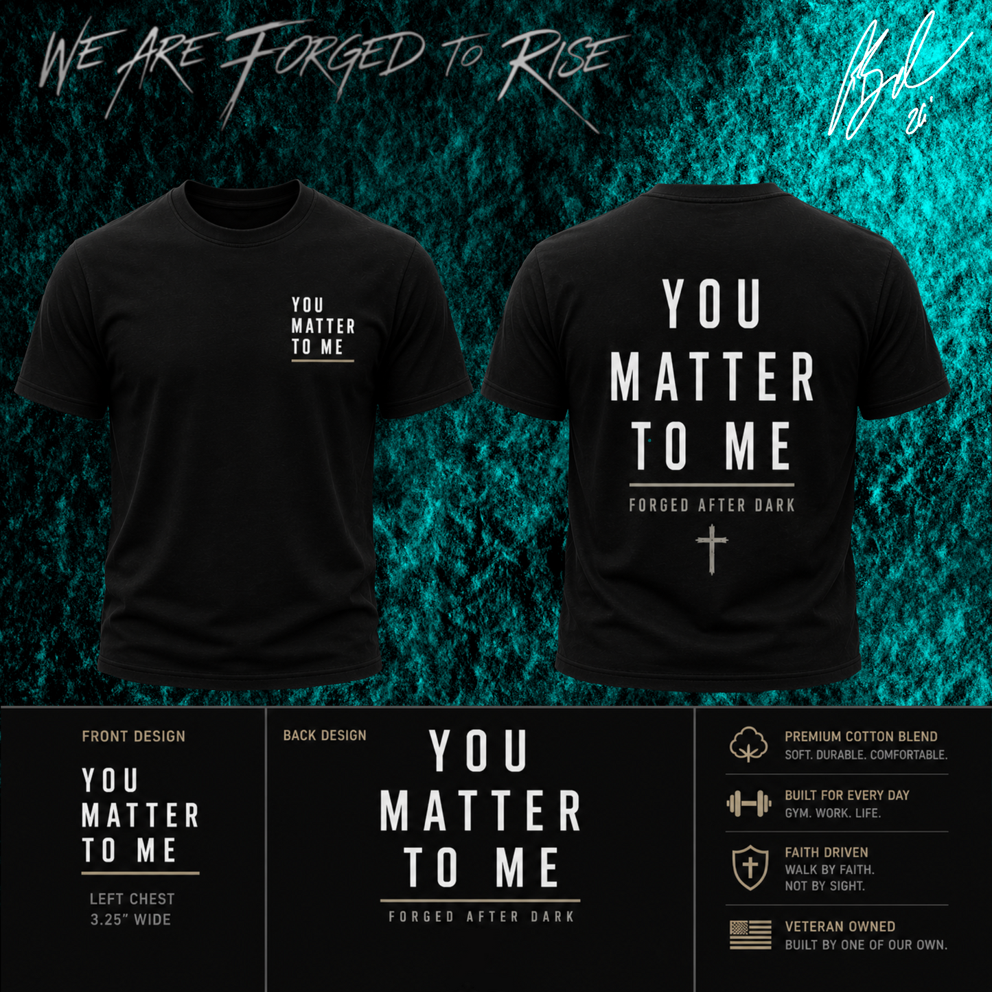 YOU MATTER TO ME. Premium Tee