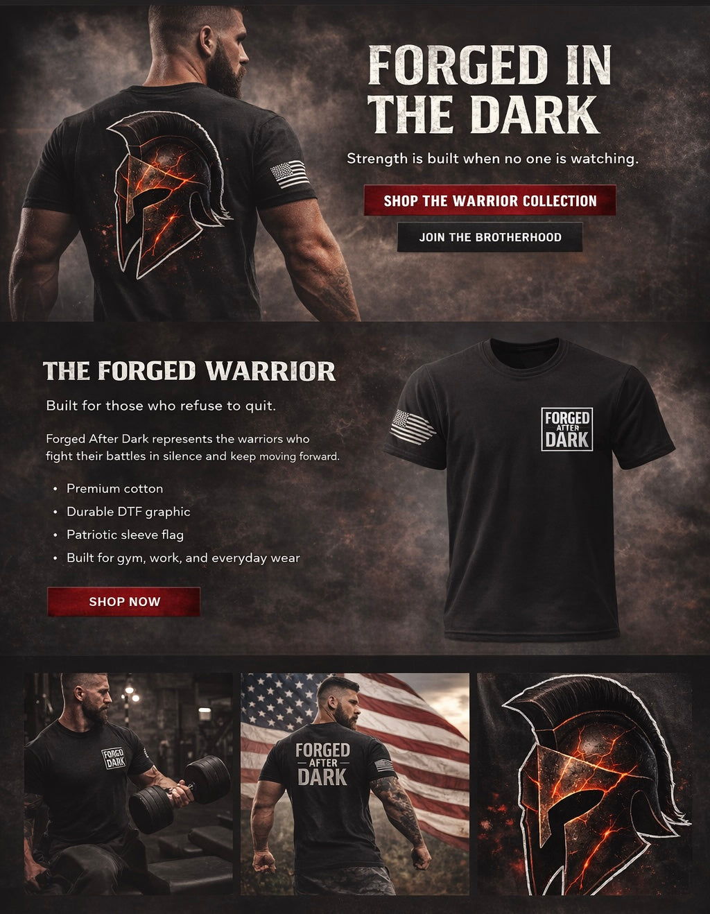 Forged After Dark Flagship Tee
