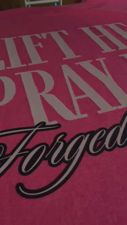 Lift Heavy Pray Hard – Women’s Pink Edition | Forged After Dark